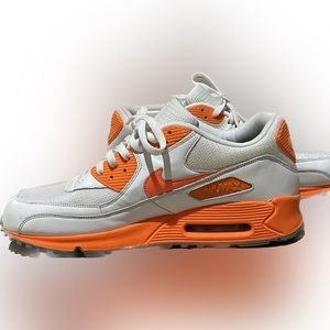 Nike ID Air style code 455686-993 orange & White. Mens size 14